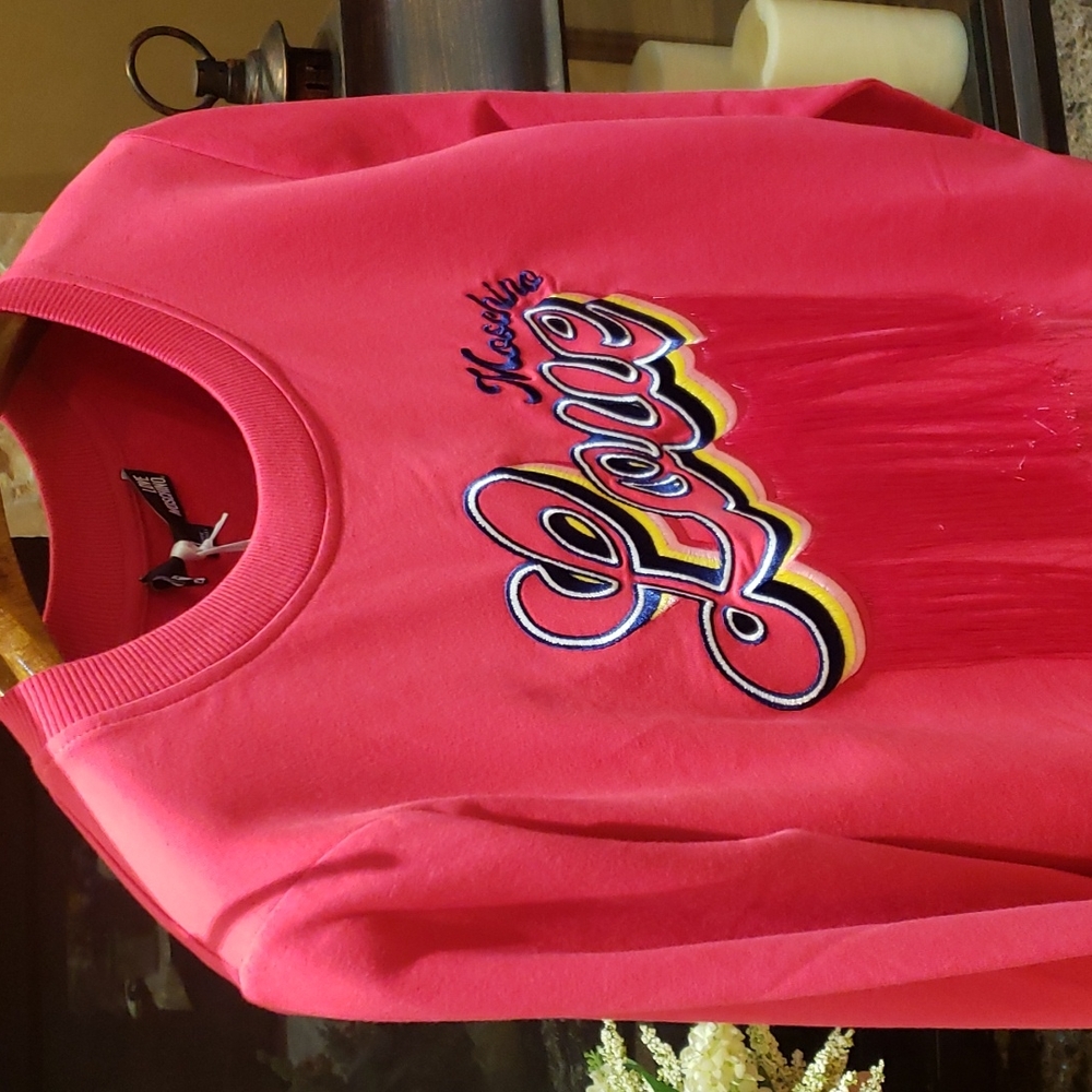 Nwt Moschino 10 Burgundy SWEATSHIRT - Picture 12 of 16